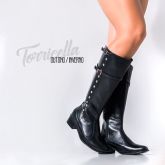 Bota montaria couro cano longo- torricella