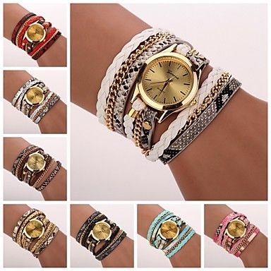 Relógio Quartz, Resistente, Pulseira de Couro. Frete Grátis.