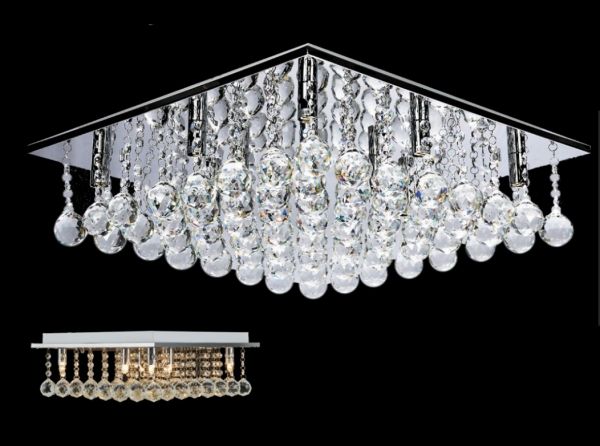 Plafon Cristal Bell 20cm 1361 ADN