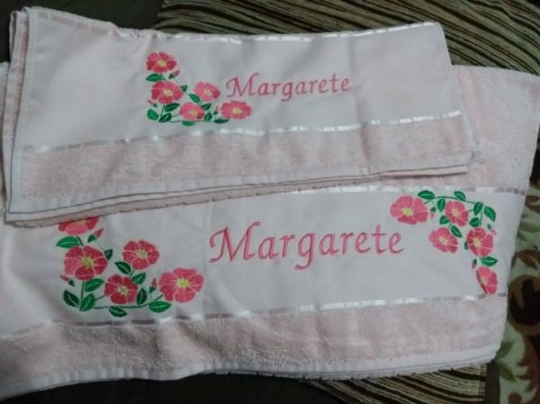 Jogo toalha Margareth