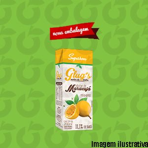 Suco Glug’s Maracujá 200ml Superbom