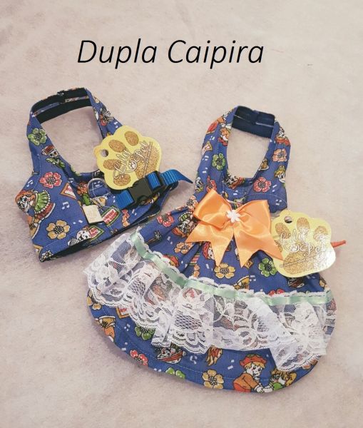 colete e vestido junino