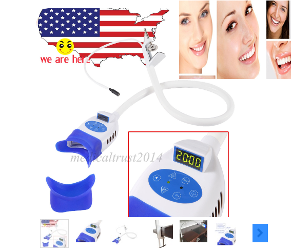 EUA Lâmpada de branqueamento de dentes dentários LED Light Bleaching Accelerator system