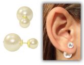 Kit com Brincos Dior Inspired (brinco da Dilma) folheado a ouro + Pulseira Dior Inspired folheada