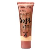 Base Líquida Soft Matte Ruby Rose Bege 4