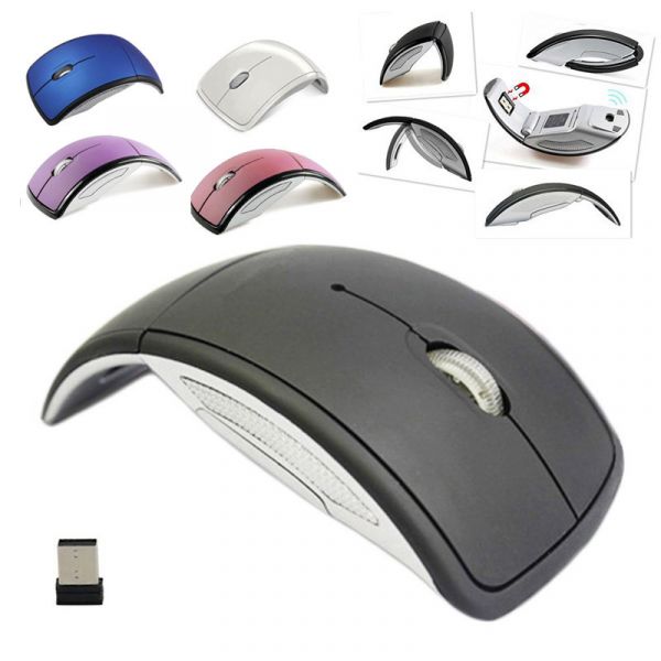Mouse óptico, dobrável, receptor mini-USB     Cod.: 031