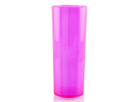 COPO LONG DRINK 350 ML NEON ROSA