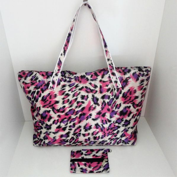Bolsa de Praia Com Bolsinha Porta Moeda