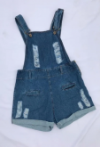 Macaquinho Jeans feminino
