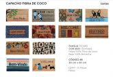 Capacho Fibra de Coco 30x60 Sortidas Corttex
