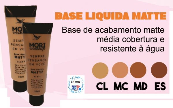 Base Liquida Matte Mori Makeup