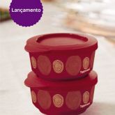 Tupperware Tigela Ilúmina Fios de Ouro kit 2 peças 200ml cada Marsala