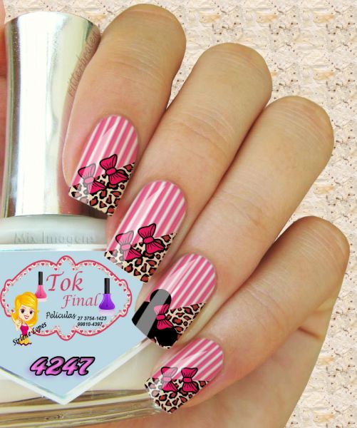 Películas e Adesivos para Unhas Mod. Minnie Cód.4247