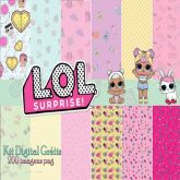 Kit Scrapbook Arquivo Digital LoL