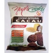 Cookie Integral Sem Glúten Sabor Cacau NutriPleno 120g