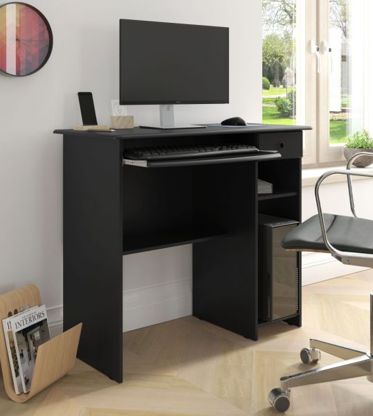 Mesa de Computador Viena Preto EJ Moveis