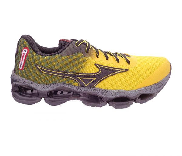 Tênis Mizuno Wave Prophecy 4 Verde e Amarelo 12080 Lançamento Lançamento 2014