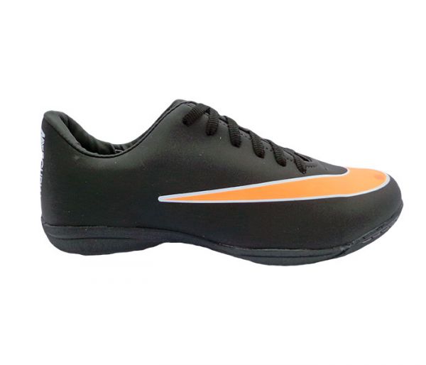 Chuteira Futsal Nike Mercurial Victory 5 Preto e Laranja
