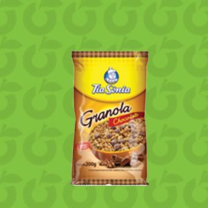 Granola Chocolate 30 Gramas Tia Sônia