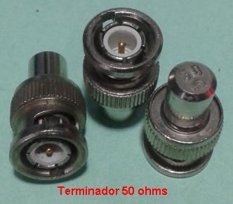 Conector BNC Terminador 50 Ohms