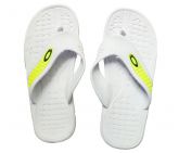 Chinelo Oakley Branco e Verde