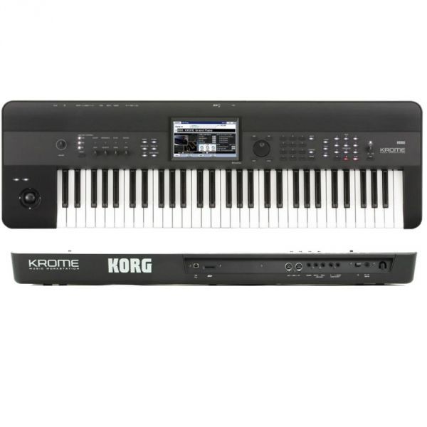 Teclado Workstation Profissional Korg KROME61 61 Teclas