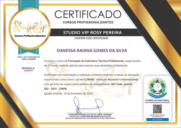 DANESSA RAIANA GOMES DA SILVA