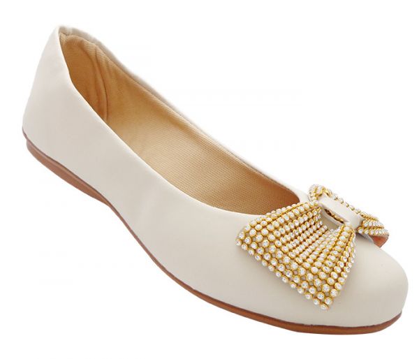 Sapatilha Feminina Ficare Creme