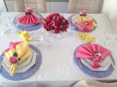 Conjunto para Mesa posta - Rosê