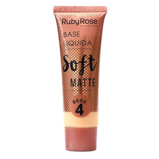 Base Líquida Soft Matte Ruby Rose Bege 4