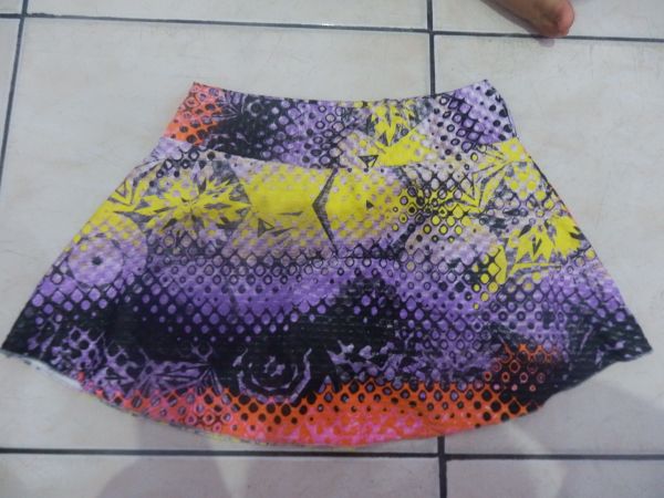 Short-Saia Fashion Girl  Estampado Bola