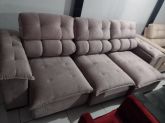 Sofá retrátil e reclinável 3 metros