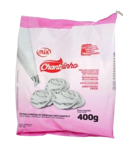 Pó para Preparo de Chantilly Chantilinho Mix 400g 1un