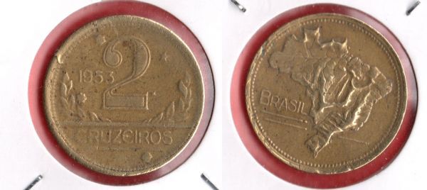 BX248 - 2 Cruzeiros 1953 - 3.582.000