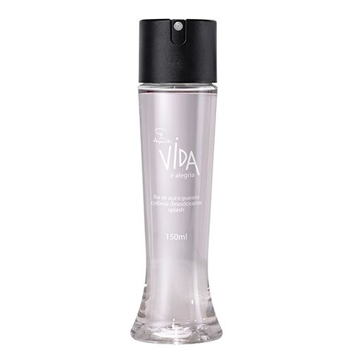 Colônia Spray Desodorante Splash Jequiti Vida Açaí e Guaraná, 150 ml