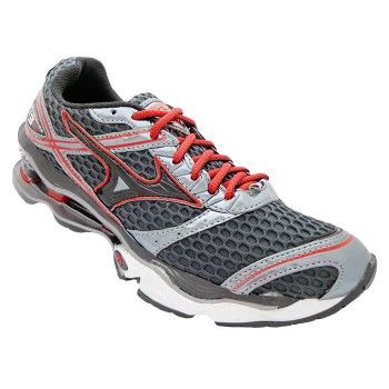 Tênis Mizuno Wave Creation 13 Grafite e Vermlheo