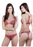 Conjunto de Lingerie Nadador em Microfibra Estampada