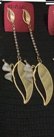 Brinco folha borboleta