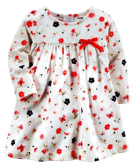 FB1232- Carter's Vestido Floral Jersey 18M (12-18meses)