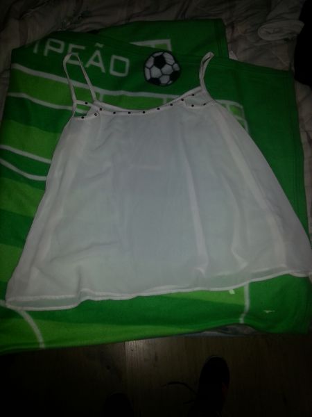 Blusinha Branca transparente