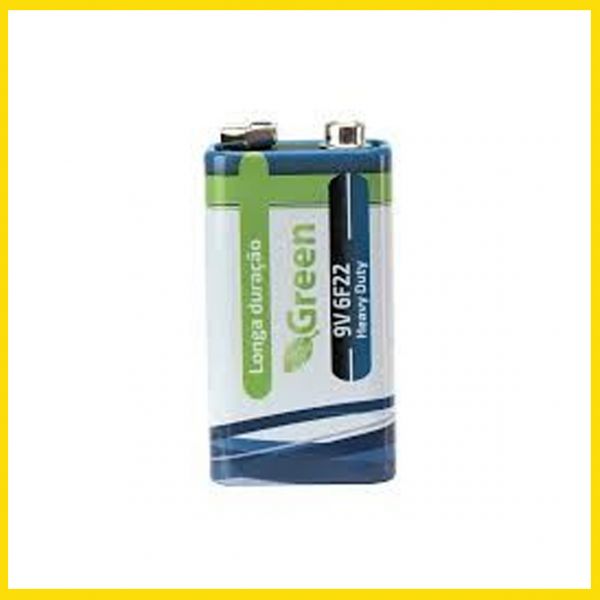 Bateria 9V - COMUM GREEN (unidade)