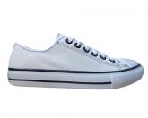 Tênis Converse ALL STAR Couro Sintético Branco 10540