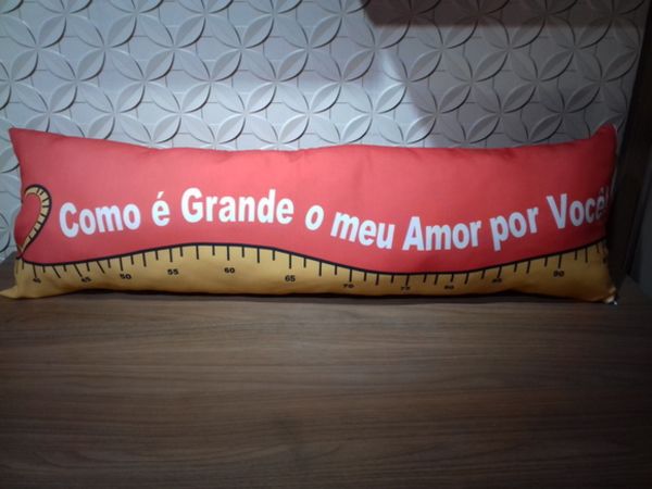 Almofada personalizada de metro