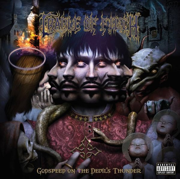 Cradle of Filth - Godspeed on the Devil's Thunder CD Importado U.S.A.!!!