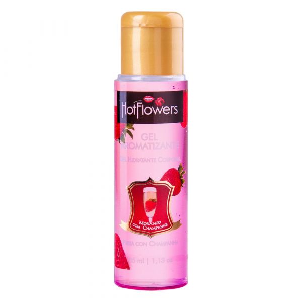 Gel Hot Morango com champanhe