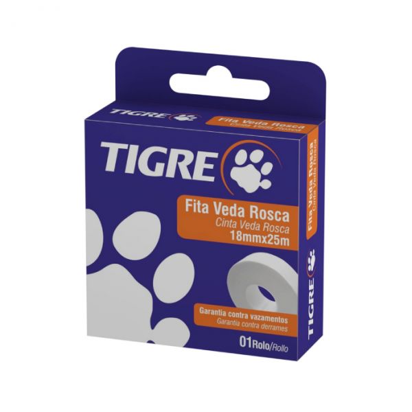 FITA VEDA ROSCA TIGRE 50MX18MM