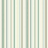 Papel de Parede Bambino's Bobinex (Nacional) - Listras (Tons de Verde/ Bege Escuro/ Creme)  3319