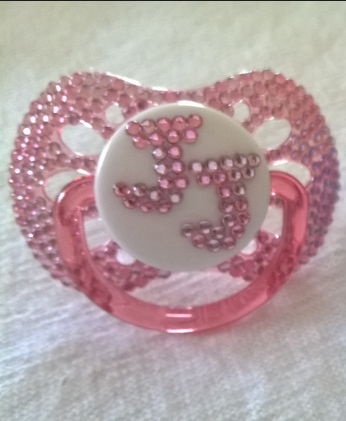 Chupeta de Cristal Rosa NEOPAN com