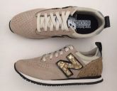 TENIS NEW BALANCE FEMININO AREIA C/ DOURADO - NBF-0103