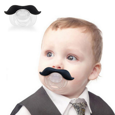 Chupeta Divertida de Bigode